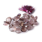 13-18mm Moss Amethyst Faceted Heart Beads 9 inch 36 pieces - Beadsofcambay.com