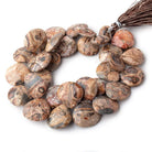 13-20mm Bird's Eye Jasper Faceted Heart Beads 8 inch 31 pieces - Beadsofcambay.com