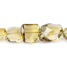13-30mm Lemon Quartz Faceted Nugget Beads 16 inch 25 pieces - Beadsofcambay.com