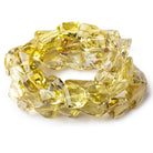 13-30mm Lemon Quartz Faceted Nugget Beads 16 inch 25 pieces - Beadsofcambay.com