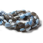 13.5-14.5mm Owyhee Natural Blue Opal faceted coin beads 15 pieces - Beadsofcambay.com