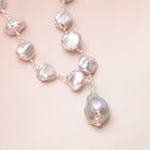 13.5-14.5mm Silver Ultra Baroque Focal Beads 1 piece - Beadsofcambay.com