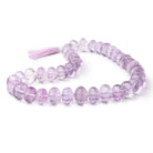 13.5-16.5mm Pink Amethyst Faceted Rondelle Beads 16 inch 39 pieces AAA - Beadsofcambay.com