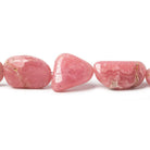 13x10-17x12mm Rhodochrosite plain nugget beads 8 inch 12 pieces - Beadsofcambay.com