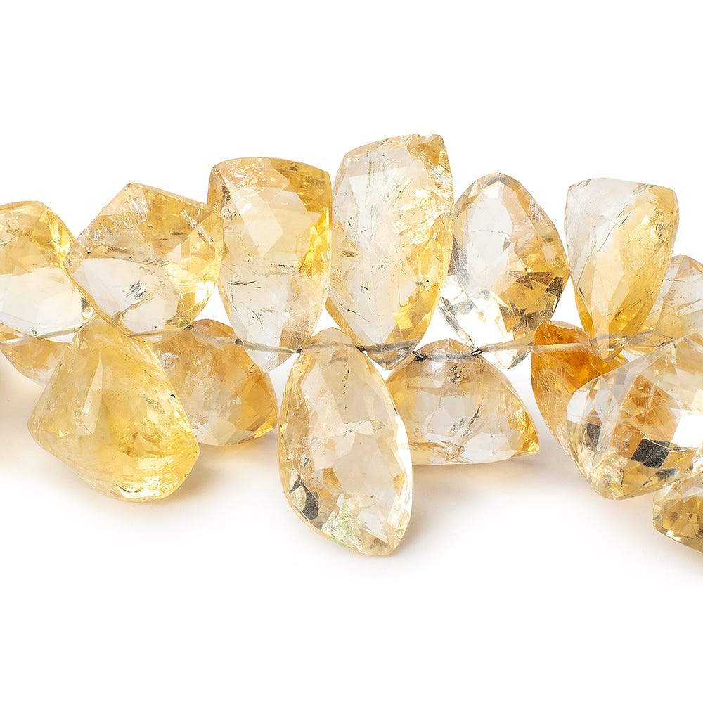 13x10-20x12mm Citrine Top Drill Faceted Free Shape Beads 8 inch 45 pcs - Beadsofcambay.com