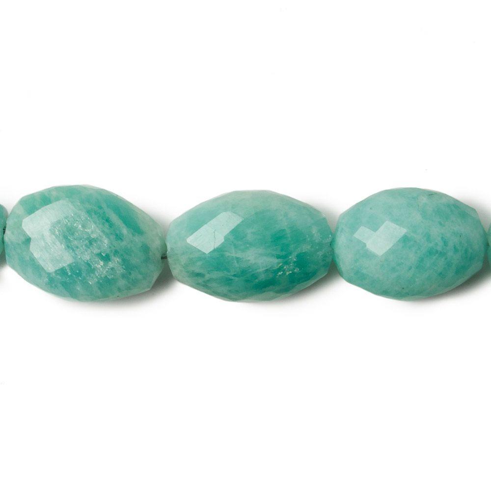 13x10 - 20x14mm Amazonite faceted oval beads 18 inch 30 pieces AA - Beadsofcambay.com