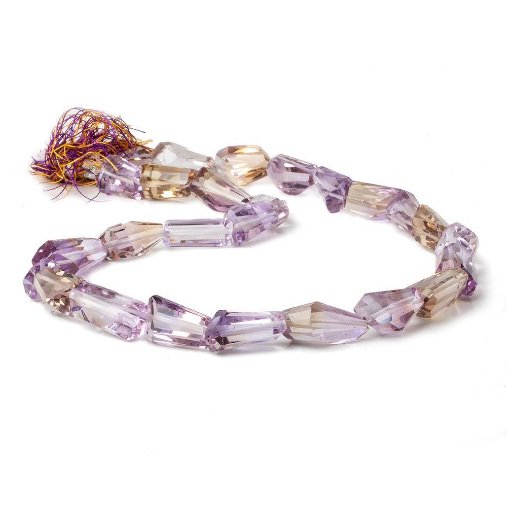 13x10-20x9mm Ametrine Faceted Nugget Beads 17 inches 26 pieces AA - Beadsofcambay.com