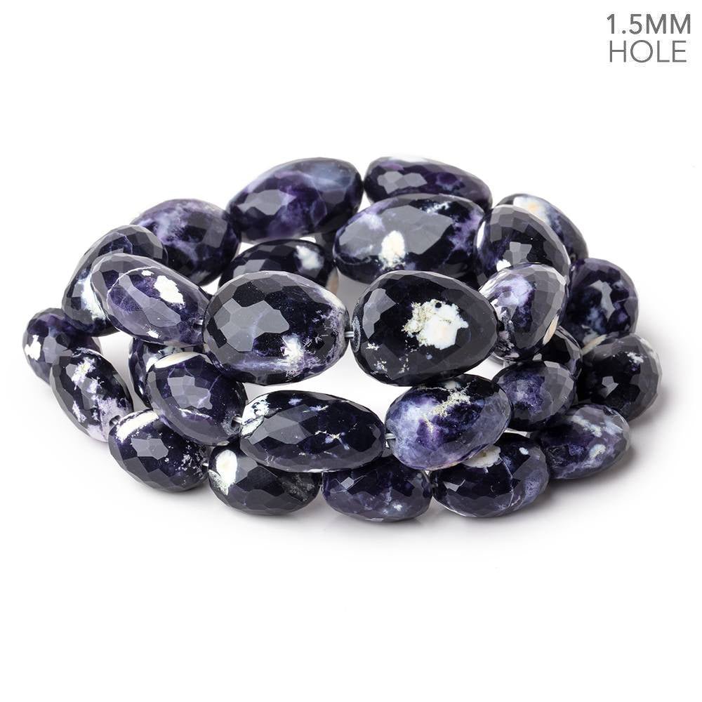 13x11-22.5x14mm Morado Purple Opal Faceted Nuggets 20 inch 31 Beads AAA - Beadsofcambay.com