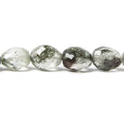 13x12-15x10mm Moss Quartz faceted nugget beads 16 inch 29 pieces - Beadsofcambay.com