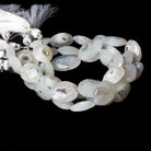 13x12-16x13mm Peacock Solar Quartz faceted oval nugget beads 8 inch 11 pieces - Beadsofcambay.com