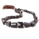 13x12-20x14mm Chocolate Moonstone faceted nugget beads 16 inch 24 pieces AAA - Beadsofcambay.com