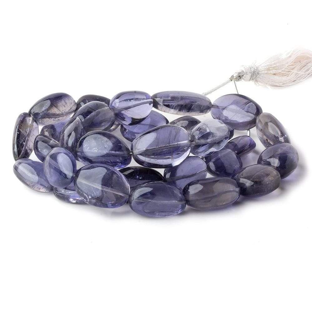 13x12-21x13mm Iolite plain nugget beads 20 inch 31 pieces AA - Beadsofcambay.com