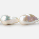 13x15-14x18mm Off White Ultra Baroque Freshwater Pearl 16 inch 17 pieces A - Beadsofcambay.com