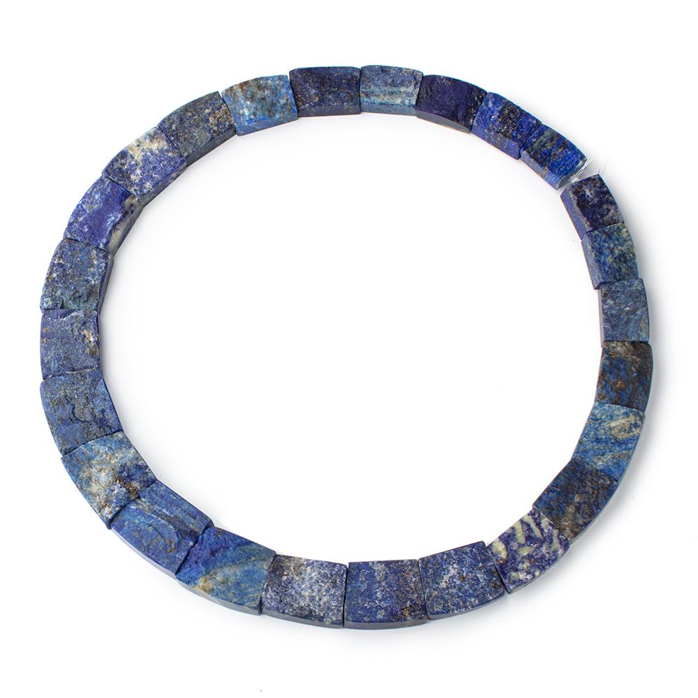 13x17-20x22mm Natural & Polished Lapis Lazuli Fancy Shape Collar 25 Beads - Beadsofcambay.com