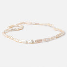 13x6-17x7mm Peach Straight Drill Biwa Freshwater Pearls 15.5 inch 22 Beads - Beadsofcambay.com