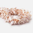 13x6-19x6mm Peach Biwa Freshwater Pearls 15.5 inch 60 beads AA - Beadsofcambay.com