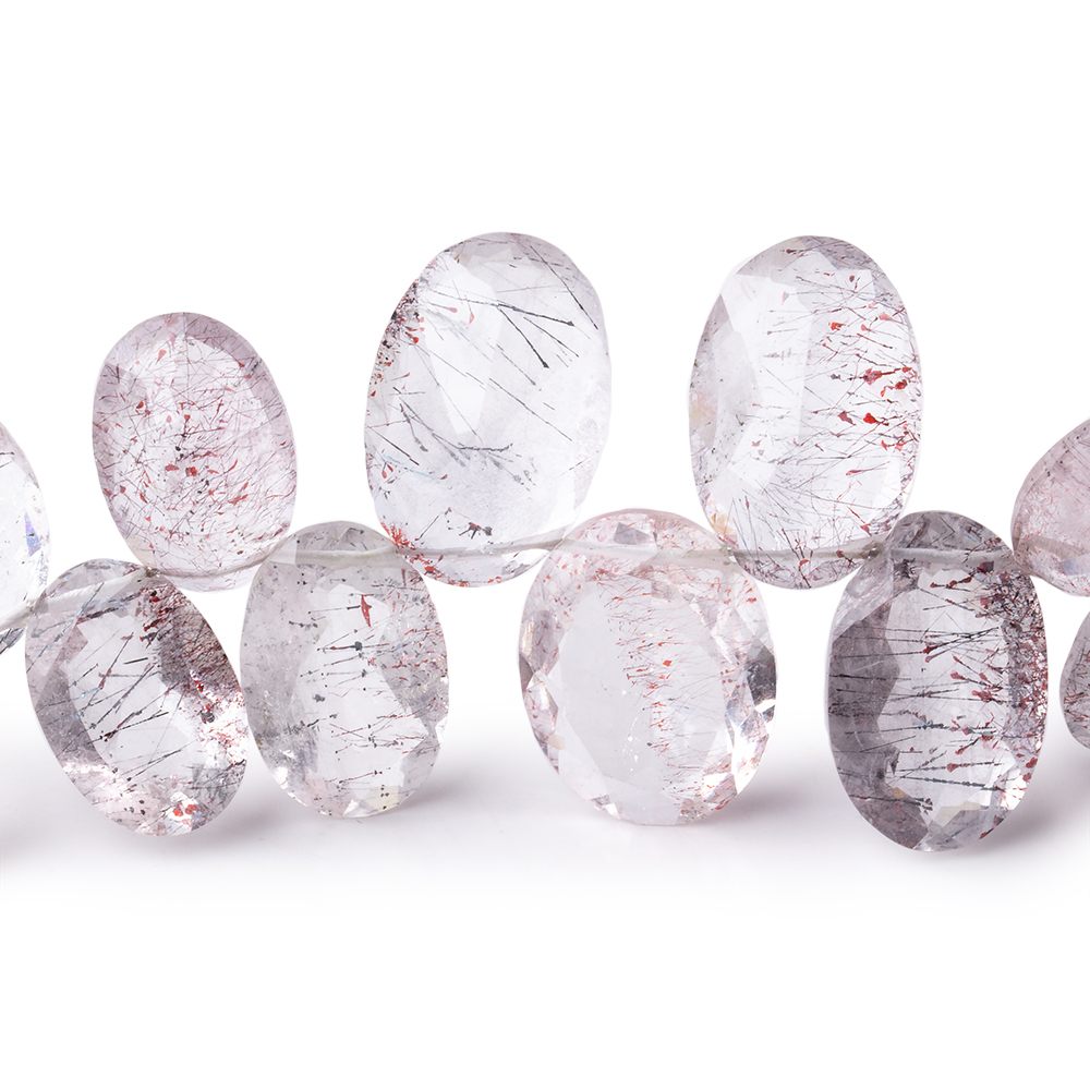 Clear Diamond Twisted Oval Beads, 22mm Translucent Beads for Jewelry  Making, faceted resin beads, clear jewelry necklace