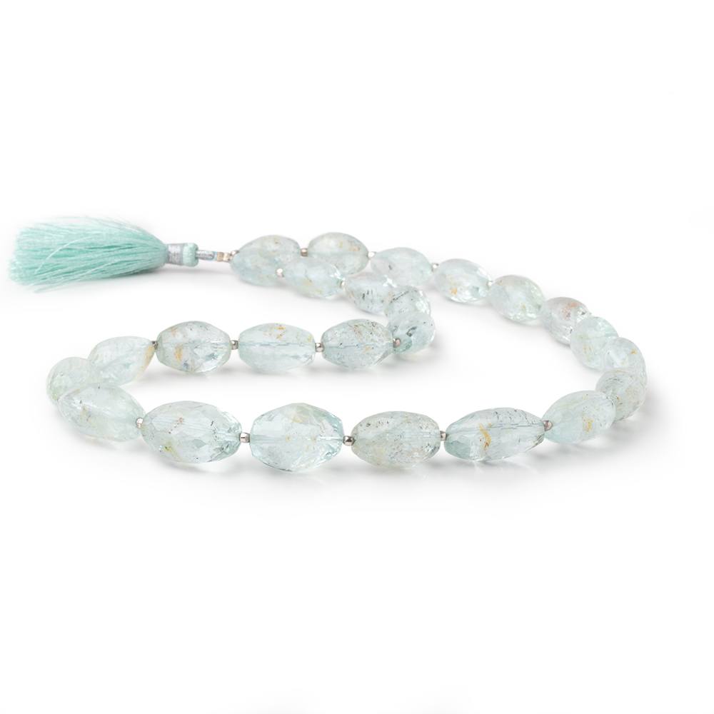 13x8-19x14mm Aquamarine Faceted Nugget Beads 17 inch 25 pieces AA - Beadsofcambay.com