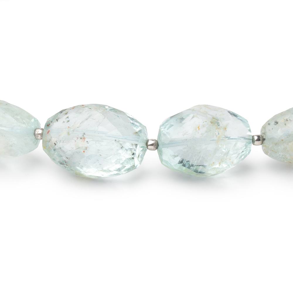 13x8-19x14mm Aquamarine Faceted Nugget Beads 17 inch 25 pieces AA - Beadsofcambay.com