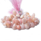13x9-14x8mm Pink Peruvian Opal Faceted Pear Beads 8 inch 56 pieces - Beadsofcambay.com