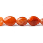 13x9-17x12mm Fire Opal Plain Nugget Beads 18 inch 27 pieces A - Beadsofcambay.com