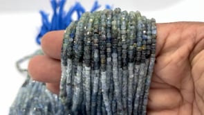 Beadsofcambay 2.5mm Shaded Kyanite Micro Faceted Cube Beads 12.5 inch 128 pieces View 2