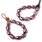 14.5-15.5mm Merlot Large Hole Baroque Pearls Set of 10 - Beadsofcambay.com