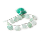 14mm Aventurine Faceted Heart Beads 8 inch 13 pieces - Beadsofcambay.com