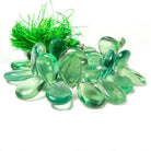 14x10-20x14mm Banded Fluorite plain pear beads 7.5 inch 32 pieces - Beadsofcambay.com