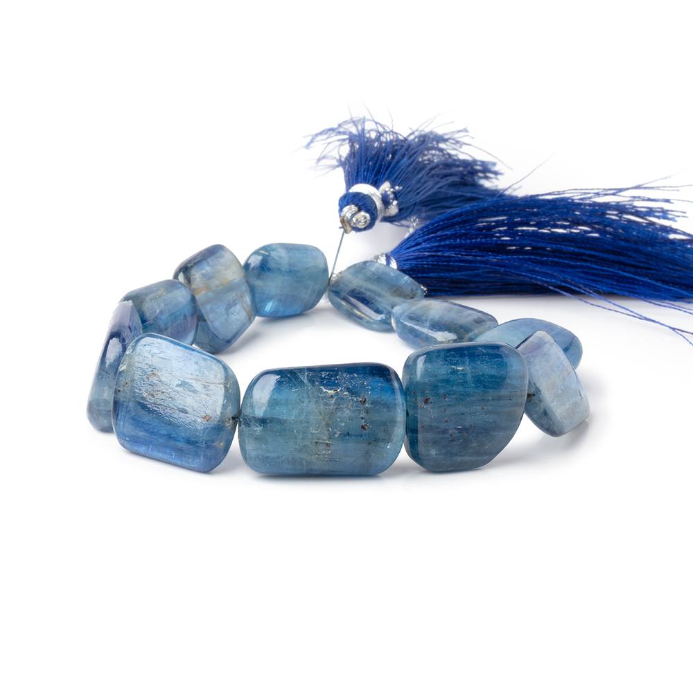 14x10-21x14mm Kyanite Plain Nugget Beads 7.5 inch 10 pieces - Beadsofcambay.com