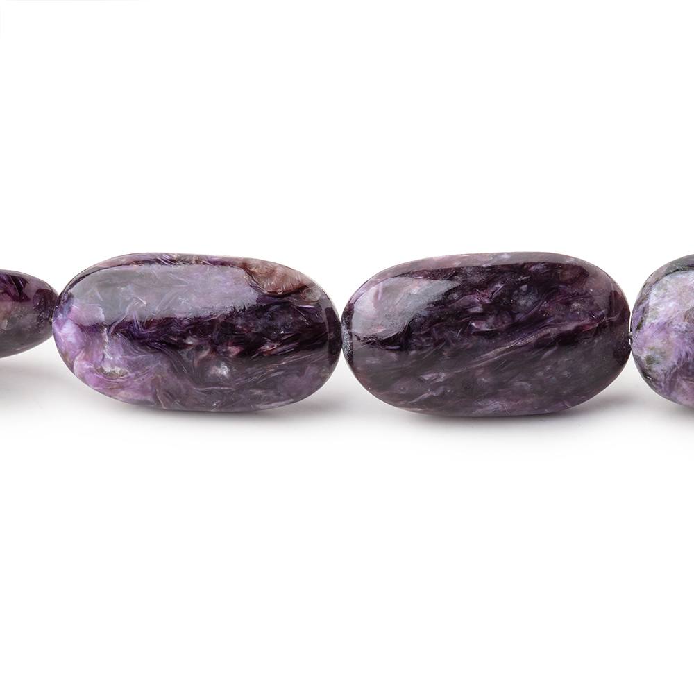 14x10-23x12mm Charoite Plain Nugget Beads 18 inch 23 pieces - Beadsofcambay.com