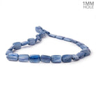 14x10mm Ceylon Blue Kyanite Plain Rectangles 15.5 inch 29 Beads 1mm Hole - Beadsofcambay.com