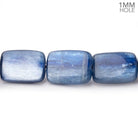 14x10mm Ceylon Blue Kyanite Plain Rectangles 15.5 inch 29 Beads 1mm Hole - Beadsofcambay.com