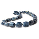 14x11-20x16mm Pietersite straight drilled plain oval beads 16 inch 24 pieces AAA - Beadsofcambay.com