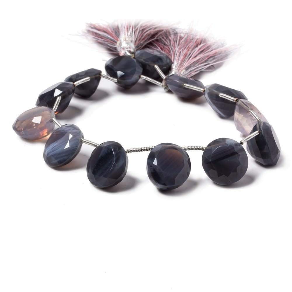 14x12-15x14mm Scapolite pavilion faceted ovals 8.25 inches 13 beads - Beadsofcambay.com