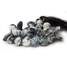 14x12-18x11mm Dendritic Opal Faceted Pear Briolette 7 inch 36 beads AA - Beadsofcambay.com