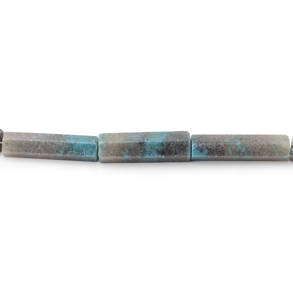 14x4-23x6mm Rare Paraiba Quartz Faceted Tube Beads 18 inch 24 pieces AAA - Beadsofcambay.com