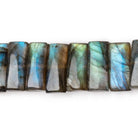 14x6mm Labradorite Plain Rectangles 8 inch 34 Beads AA - Beadsofcambay.com
