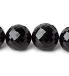 15-17.5mm Rainbow Obsidian faceted round beads 17 inches 28 pieces - Beadsofcambay.com
