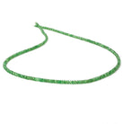 1.5-2mm Tsavorite Garnet faceted rondelles 16 inch 200 beads A - Beadsofcambay.com