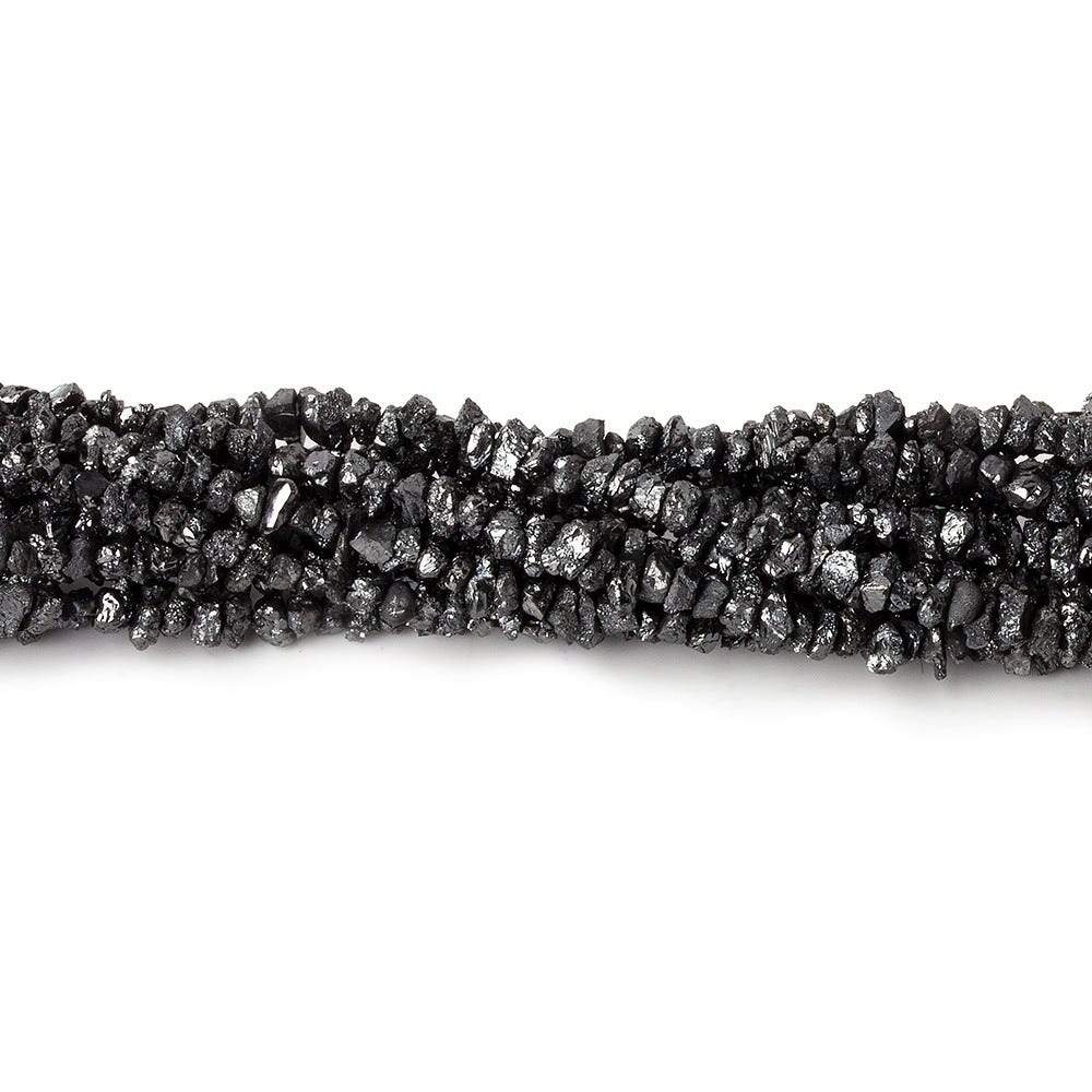 1.5-3.5mm Black Diamond crystal nugget beads 15 inch 220 pieces - Beadsofcambay.com