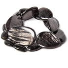 15-46mm Hypersthene plain nugget beads 15 inches 17 pieces AA - Beadsofcambay.com