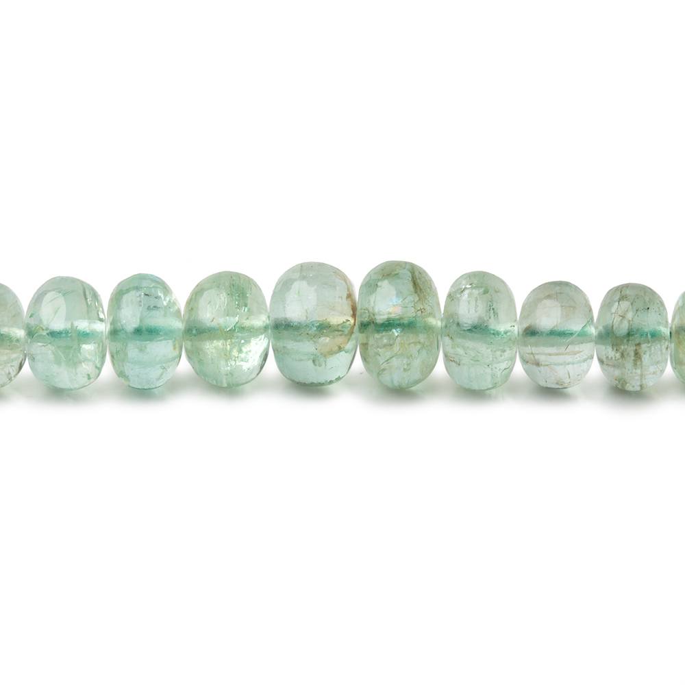 1.5-5.8mm Emerald Plain Rondelle Beads 19 inch 220 pieces AA - Beadsofcambay.com