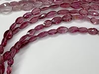 4x3-7x5mm Rubellite Tourmaline Faceted Marquise Beads 16.5 inch 58 pieces AA - BeadsofCambay.com