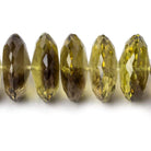 15mm - 18mm BiColor Quartz German Faceted Rondelles 16 inch 55 beads AAA - Beadsofcambay.com