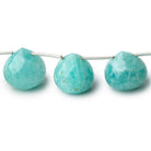 15mm Amazonite Faceted Candy Kiss Beads 7 inch 11 pieces - Beadsofcambay.com