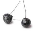 15mm Celestial Quartz Faceted Candy Kiss Focal Beads Set of 2 pieces - Beadsofcambay.com