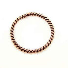 15mm Copper Jumpring 15mm Twisted *DISCONTINUED* - Beadsofcambay.com