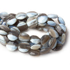 15mm Owyhee Natural Blue Opal faceted coins 8 inch 13 beads A - Beadsofcambay.com