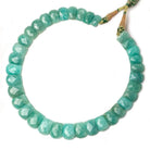15x10-21x15mm Amazonite double drilled faceted fancy shape collar 35 beads - Beadsofcambay.com